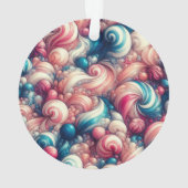 Twisted Cotton Snoep Ornament (achterkant)