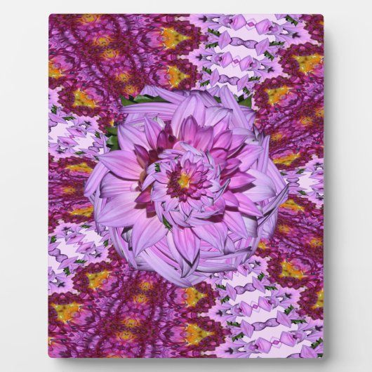 Twisted Dahlia Flower Fotoplaat (Voorkant)