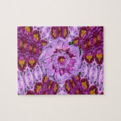 Twisted Dahlia Flower Legpuzzel (Horizontaal)