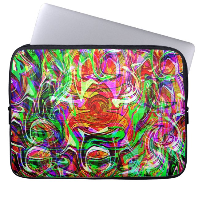 Twisted&Flowing..... Laptop Sleeve (Voorkant)