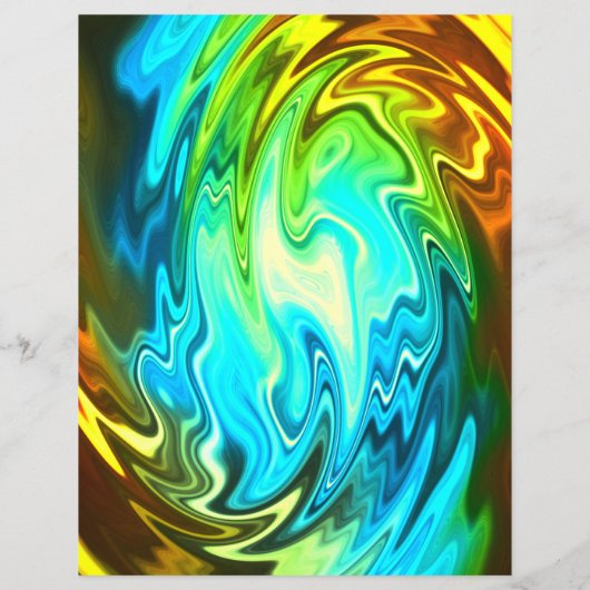 Twisted Fluid Multicolors (Achterkant)