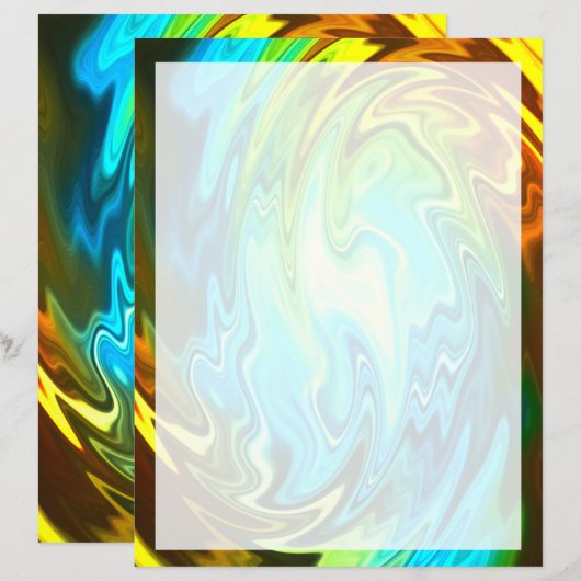 Twisted Fluid Multicolors (Voorkant / Achterkant)