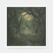 Twisted Forest tijdens Halloween Servet (Voorkant)