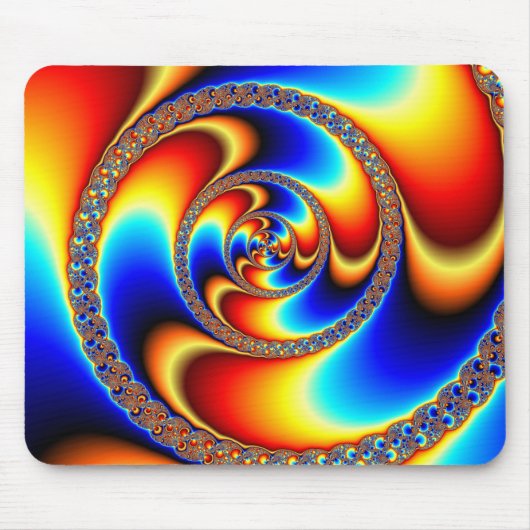 Twisted - Fractal Mousepad Muismat (Voorkant)
