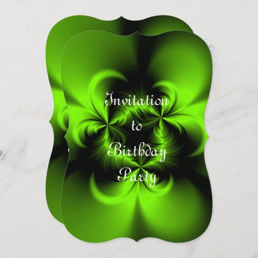 Twisted Green Kaart (Voorkant / Achterkant)