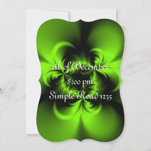 Twisted Green Kaart (Achterkant)