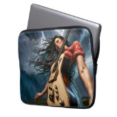 Twisted Guitar Vrouw Laptop Sleeve (Voorkant Links)