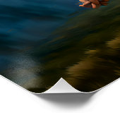 Twisted Guitar Vrouw Perfect Poster (Hoek)