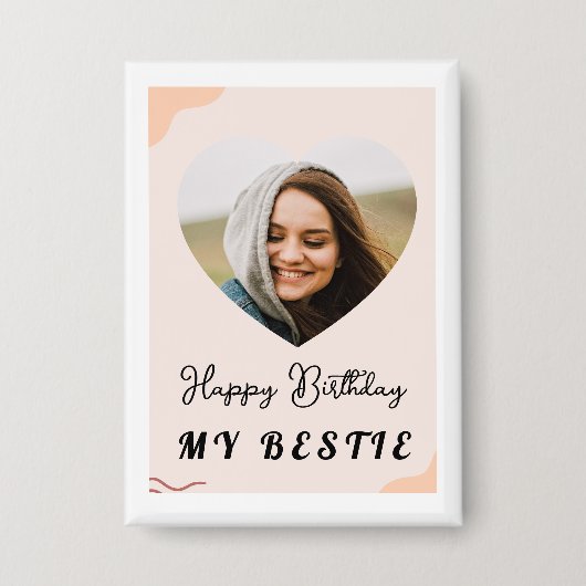 Twisted Heart Metal Button (Voorkant)