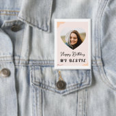 Twisted Heart Metal Button (Insitu)