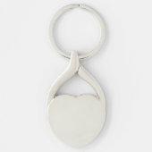 Twisted Heart Metal Sleutelhanger (Achterkant)