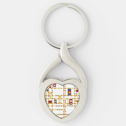 Twisted Heart Metal Sleutelhanger (Voorkant)