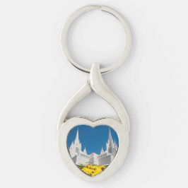 Twisted Heart Metal Sleutelhanger San Diego Temple