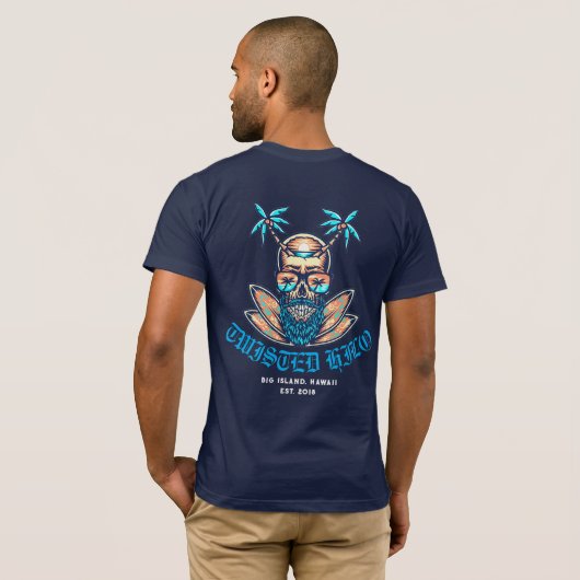 TWISTED HILO TSHIRT (Achterkant volledig)