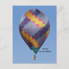 Twisted Hot Air-ballon Briefkaart