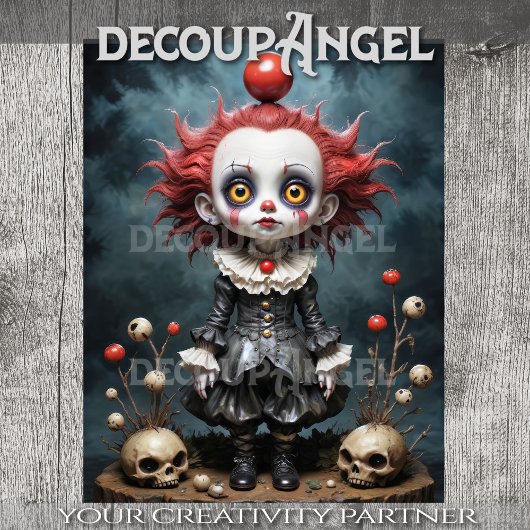 Twisted Innocence Decoupage Tissuepapier