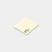 Twisted Japanse Bonsai Tree Yellow Post-it® Notes (Schuin)