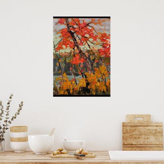 Twisted Maple, fijn kunstschilderij Poster (Keuken)