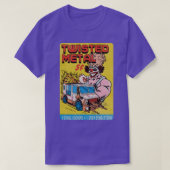 Twisted Metal Bubble Gum kaart fan art T-shirt (Design voorkant)