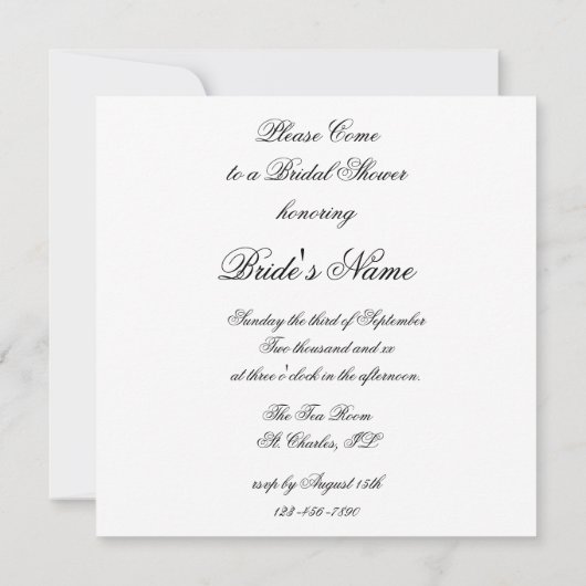 Twisted Pearls Vrijgezellenfeest Kaart (Achterkant)