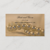 Twisted Pearls Wedding Website Kaart (Voorkant)