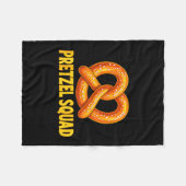 Twisted pretzel liefhebbers squad fleece deken (Voorkant (Horizontaal))