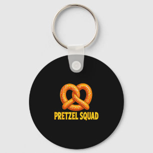 Twisted pretzel liefhebbers squad sleutelhanger