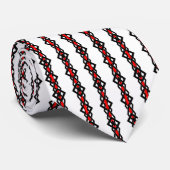 Twisted Queen Red Stropdas (Opgerold)