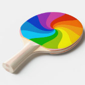Twisted Rainbow Tafeltennisbatje (Voorkant Gekanteld)