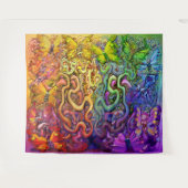 Twisted Rainbow Tapestry Wandkleed (Voorkant (horizontaal))