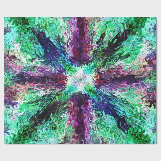 Twisted Rainbow Vapors Two Cadeaupapier (Vlak)