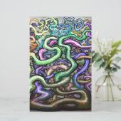 Twisted Rainbow-wijnstokken Briefpapier (Staand voorkant)
