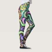 Twisted Rainbow-wijnstokken Leggings (Rechts)