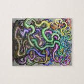 Twisted Rainbow-wijnstokken Legpuzzel (Horizontaal)