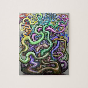 Twisted Rainbow-wijnstokken Legpuzzel