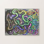 Twisted Rainbow-wijnstokken Legpuzzel (Horizontaal)