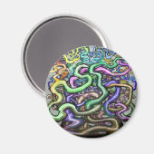 Twisted Rainbow-wijnstokken Magneet (Voorkant / Achterkant)