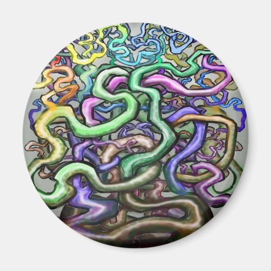 Twisted Rainbow-wijnstokken Magneet (Voorkant)