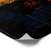 Twisted Resilience – Expressionistische Abstracte Poster (Hoek)