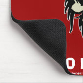 Twisted Santa Mousepad Muismat (Hoek)