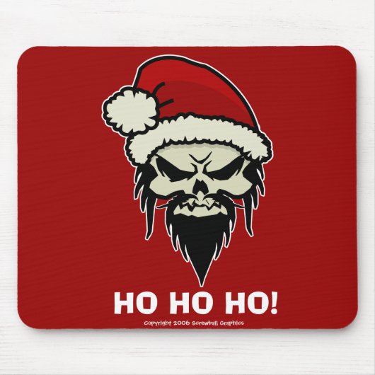 Twisted Santa Mousepad Muismat (Voorkant)