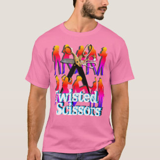 Twisted Scissors Dancing Dames Scrapbook T-shirt