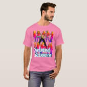 Twisted Scissors Dancing Dames Scrapbook T-shirt (Voorkant volledig)