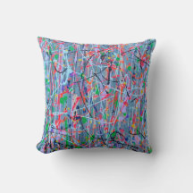 Twisted Sister 16 x 16 Poly Throw Kussen