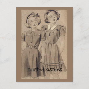 Twisted Sisters Briefkaart