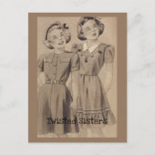 Twisted Sisters Briefkaart (Voorkant)