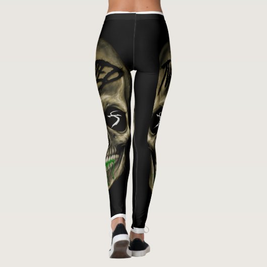 Twisted Skull Leggings (Achterkant)