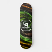 Twisted Smoke Monogram Multicolors Persoonlijk Skateboard (Voorkant)