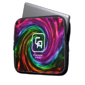 Twisted Smoke Multicolors Elektronica Tas (Voorkant Links)