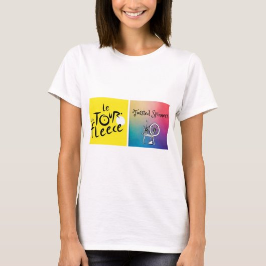Twisted Spinners Tour de Fleece T-shirt (Voorkant)